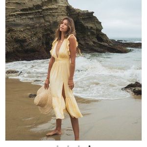 NWT - Stillwater Jesse MIDI Dress in Yellow